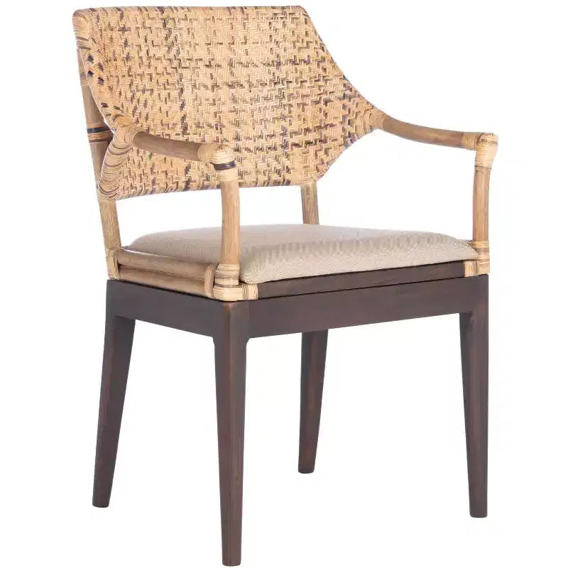 Poltrona Carlo - SEA4002A - Marrone e miele/Beige - Safavieh