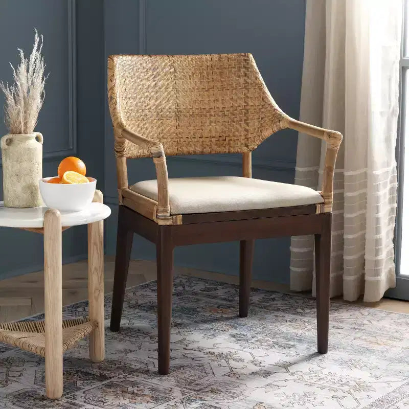 Poltrona Carlo - SEA4002A - Marrone e miele/Beige - Safavieh