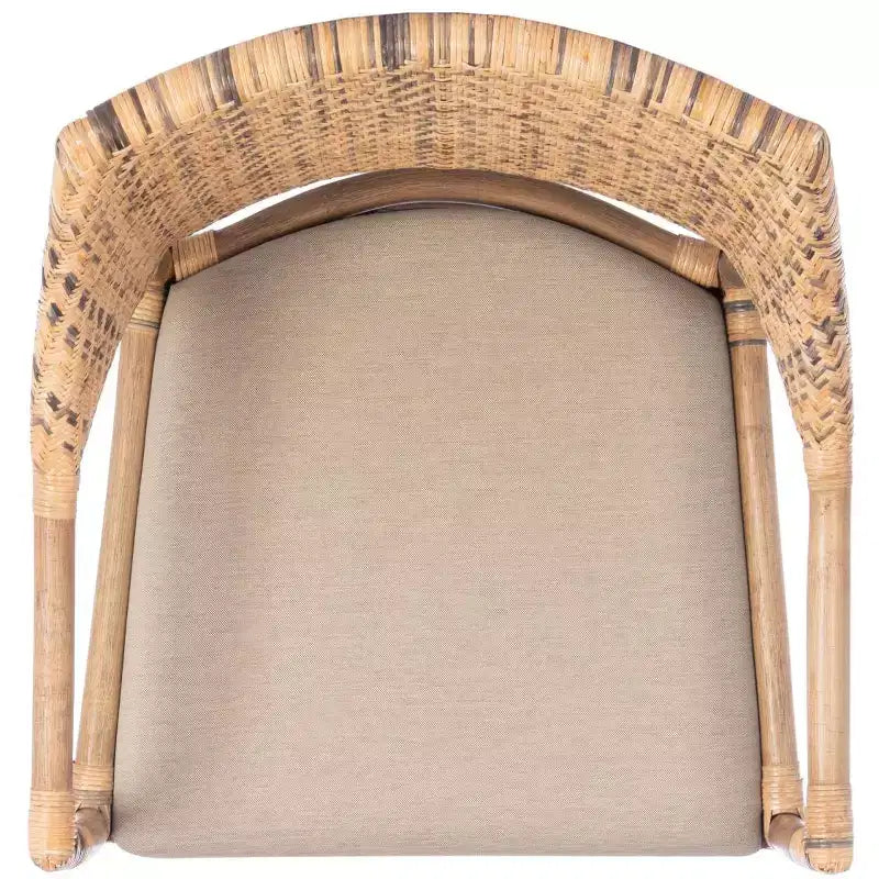 Poltrona Carlo - SEA4002A - Marrone e miele/Beige - Safavieh