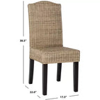 Sedia da pranzo in vimini Odette 19 H (set di 2) - SEA8015 - Safavieh