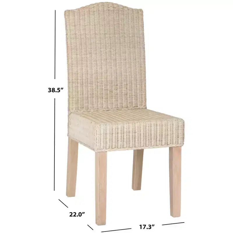 Sedia da pranzo in vimini Odette 19 H (set di 2) - SEA8015 - Safavieh