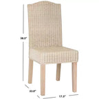 Sedia da pranzo in vimini Odette 19 H (set di 2) - SEA8015 - Safavieh