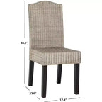 Sedia da pranzo in vimini Odette 19 H (set di 2) - SEA8015 - Safavieh