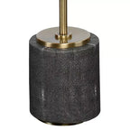 Tavolino d'appoggio rotondo Uttermost Modern Glam in ottone spazzolato, piano a specchio dorato da 30 cm, per soggiorno, camera da letto, comodino, ingresso