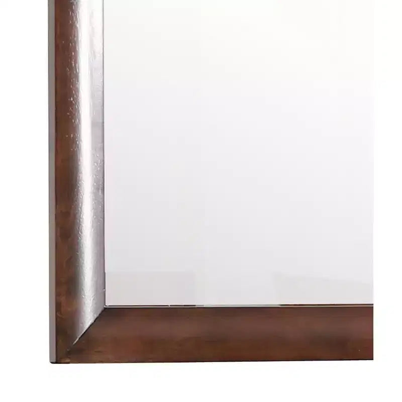 Passion Furniture Marilla Specchio da Comò Moderno Rettangolare con Cornice 35 x 39 pollici