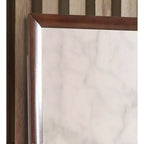 Passion Furniture Marilla Specchio da Comò Moderno Rettangolare con Cornice 35 x 39 pollici