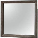 Passion Furniture Marilla Specchio da Comò Moderno Rettangolare con Cornice 35 x 39 pollici