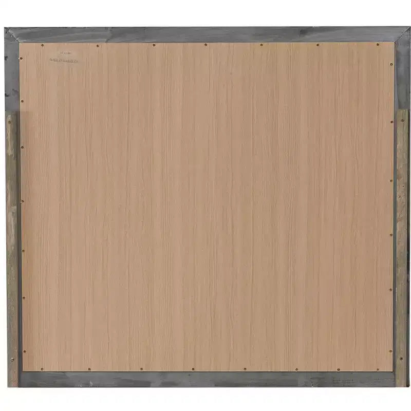 Passion Furniture Marilla Specchio da Comò Moderno Rettangolare con Cornice 35 x 39 pollici