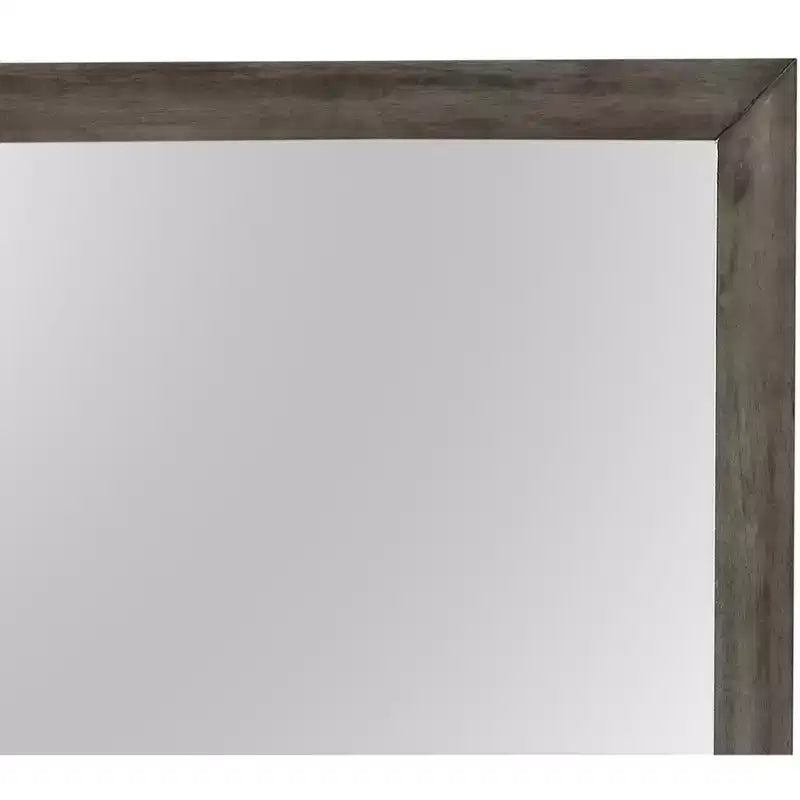 Passion Furniture Marilla Specchio da Comò Moderno Rettangolare con Cornice 35 x 39 pollici