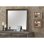 Passion Furniture Marilla Specchio da Comò Moderno Rettangolare con Cornice 35 x 39 pollici