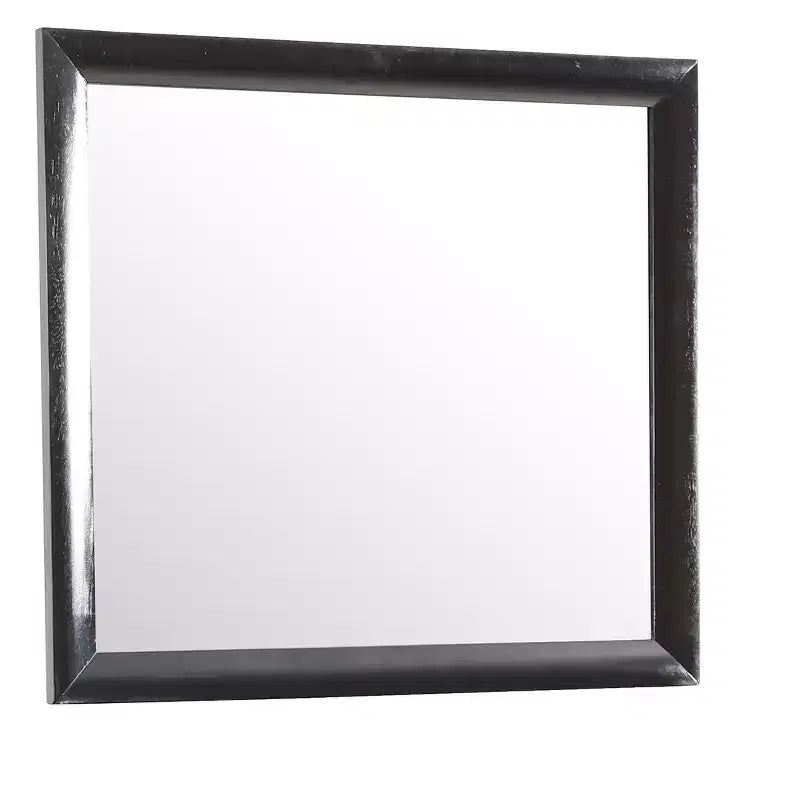 Passion Furniture Marilla Specchio da Comò Moderno Rettangolare con Cornice 35 x 39 pollici