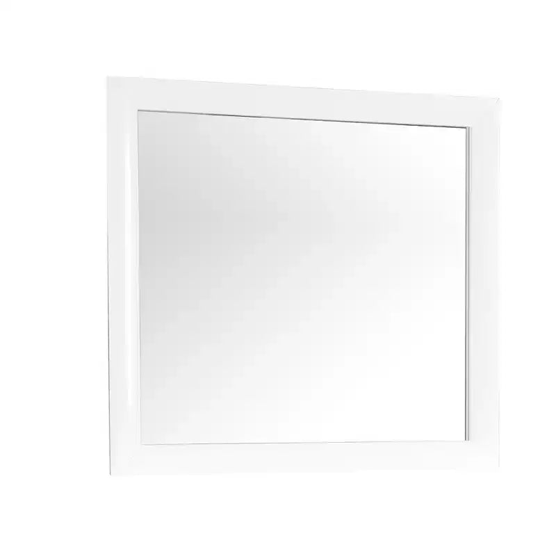 Passion Furniture Marilla Specchio da Comò Moderno Rettangolare con Cornice 35 x 39 pollici