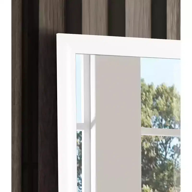 Passion Furniture Marilla Specchio da Comò Moderno Rettangolare con Cornice 35 x 39 pollici