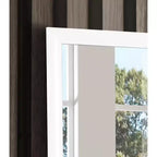 Passion Furniture Marilla Specchio da Comò Moderno Rettangolare con Cornice 35 x 39 pollici