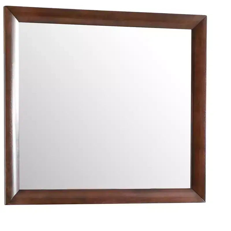 Passion Furniture Marilla Specchio da Comò Moderno Rettangolare con Cornice 35 x 39 pollici