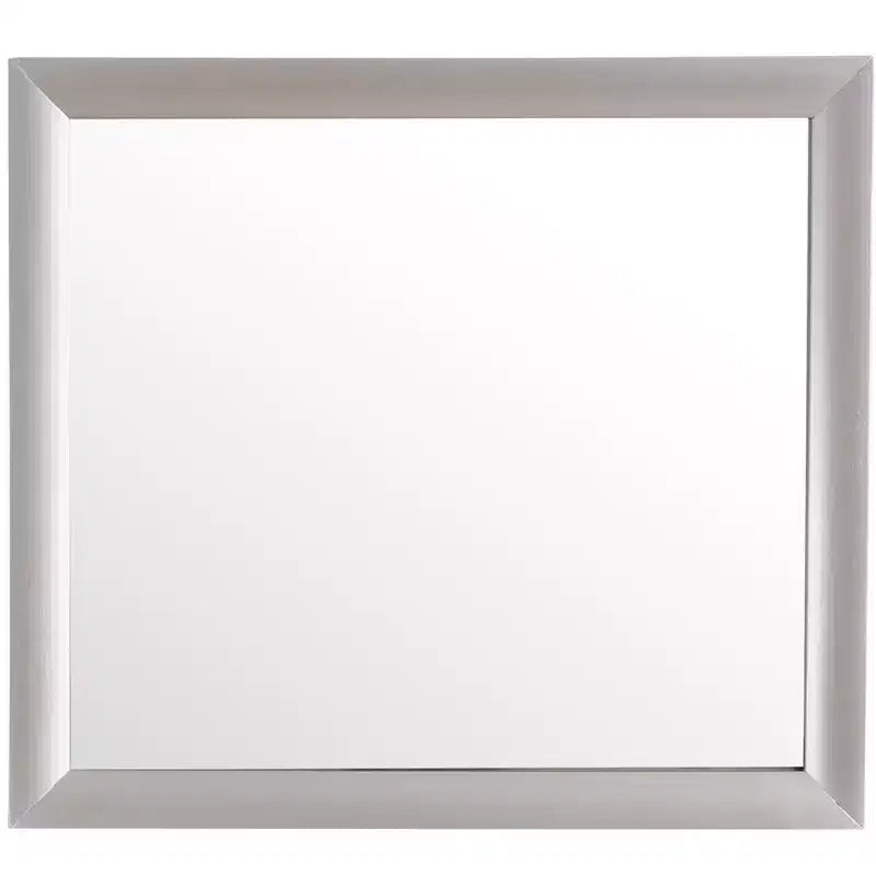Passion Furniture Marilla Specchio da Comò Moderno Rettangolare con Cornice 35 x 39 pollici