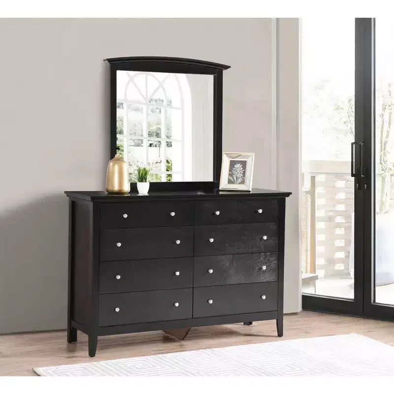 Passion Furniture Specchio da comò classico rettangolare con cornice, 94 x 89 cm