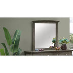 Passion Furniture Specchio da comò classico rettangolare con cornice, 94 x 89 cm