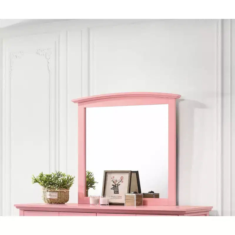Passion Furniture Specchio da comò classico rettangolare con cornice, 94 x 89 cm