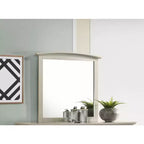 Passion Furniture Specchio da comò classico rettangolare con cornice, 94 x 89 cm