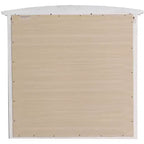 Passion Furniture Specchio da comò classico rettangolare con cornice, 94 x 89 cm