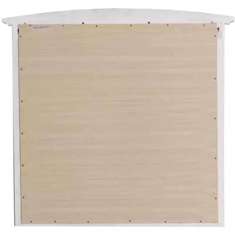 Passion Furniture Specchio da comò classico rettangolare con cornice, 94 x 89 cm