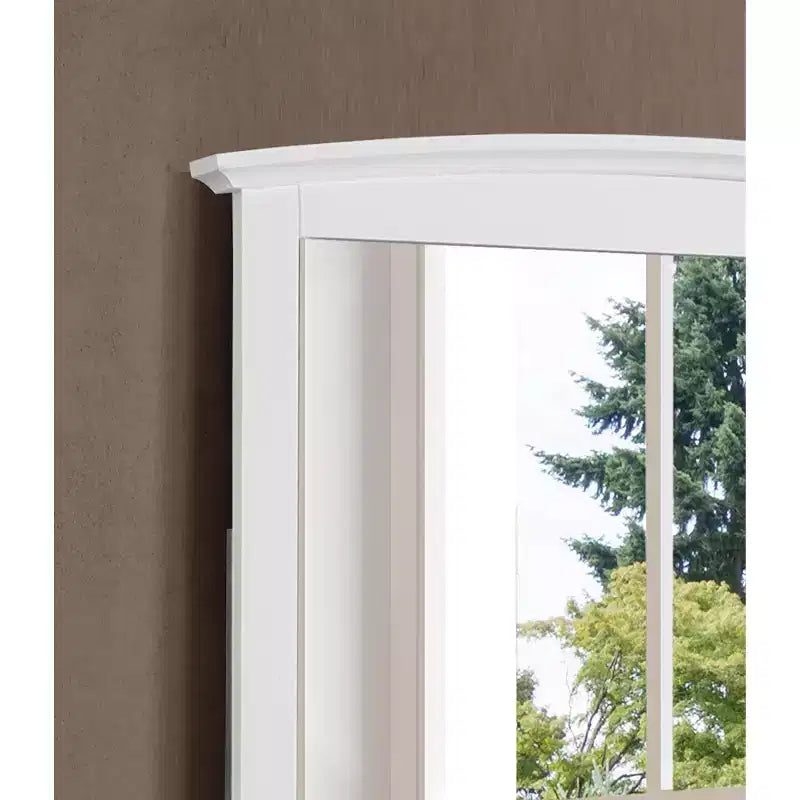 Passion Furniture Specchio da comò classico rettangolare con cornice, 94 x 89 cm