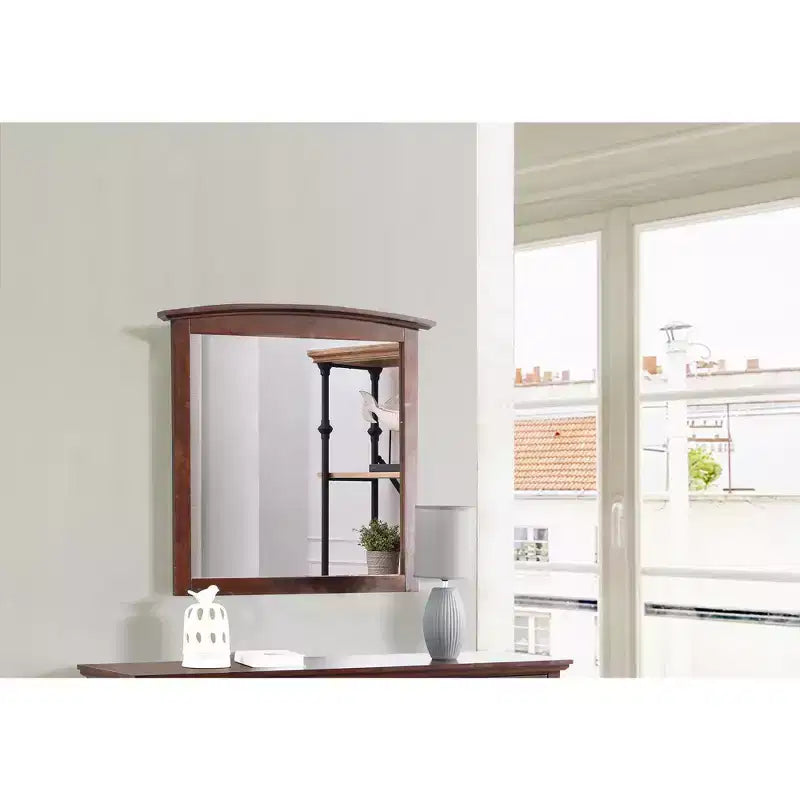 Passion Furniture Specchio da comò classico rettangolare con cornice, 94 x 89 cm