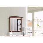 Passion Furniture Specchio da comò classico rettangolare con cornice, 94 x 89 cm