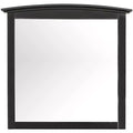 Passion Furniture Specchio da comò classico rettangolare con cornice, 94 x 89 cm