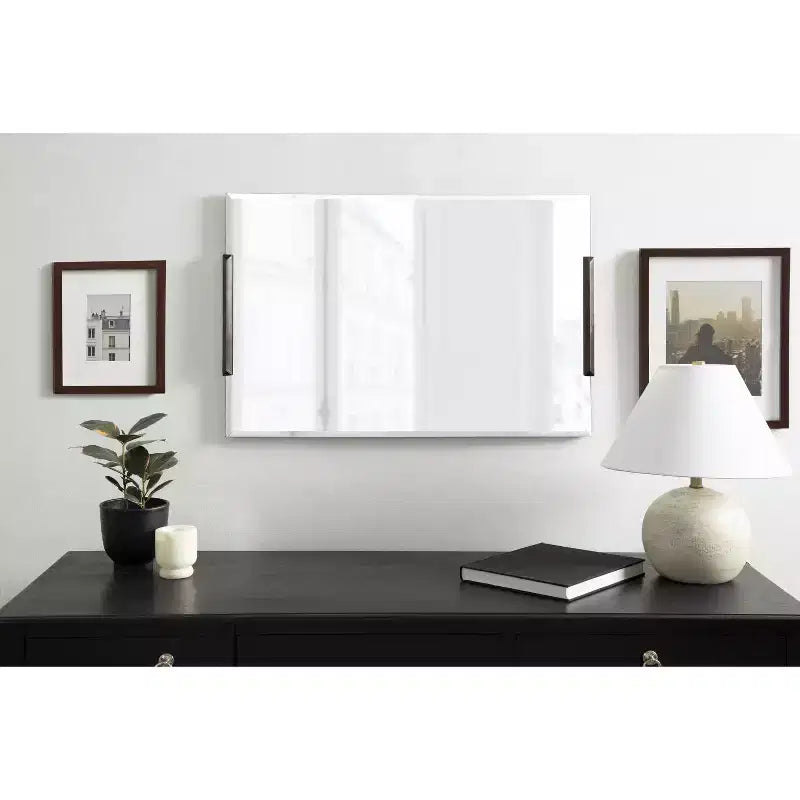 Specchio Rettangolare in Metallo Kate and Laurel Erina, 20x31, Bronzo