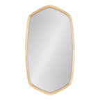 Specchio da parete esagonale con cornice Kate and Laurel McLean, 20x36, naturale