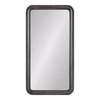 Specchio da parete Kate and Laurel Pao con cornice in legno, 17x32, Grigio
