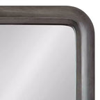 Specchio da parete Kate and Laurel Pao con cornice in legno, 17x32, Grigio