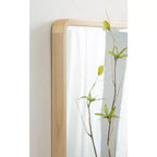 Specchio da parete rettangolare a raggio Kate and Laurel McLean Wood