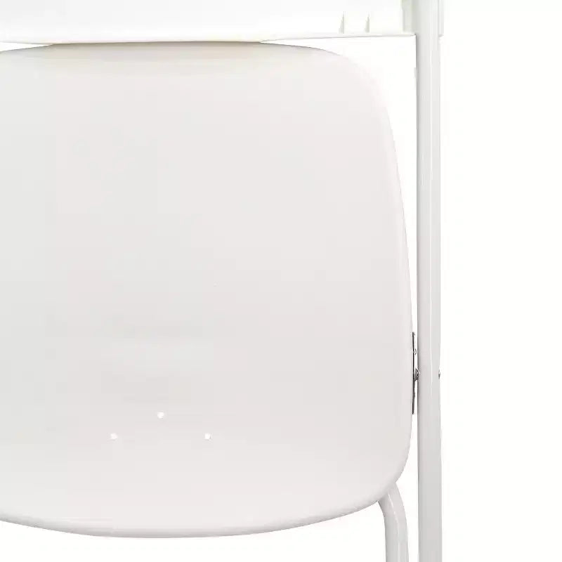 Sedia pieghevole in plastica Elama, 4 pezzi, bianca