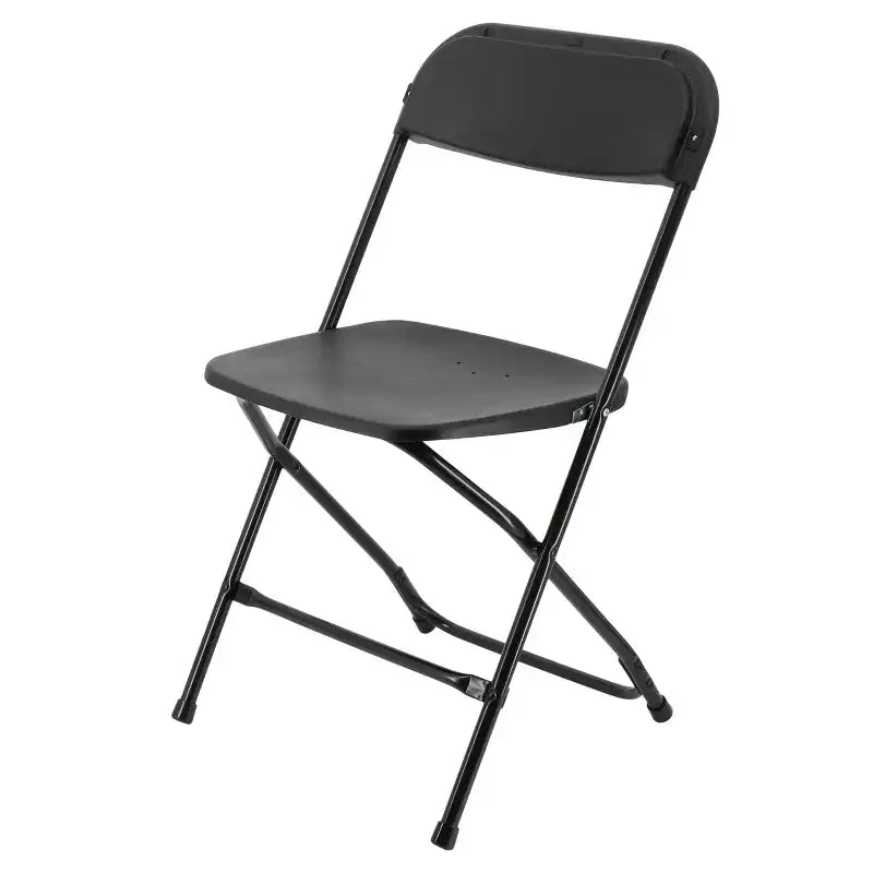 Sedia pieghevole in plastica Elama, 4 pezzi, bianca
