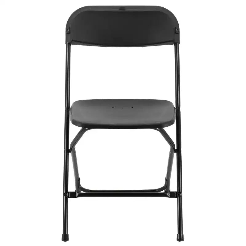 Sedia pieghevole in plastica Elama, 4 pezzi, bianca