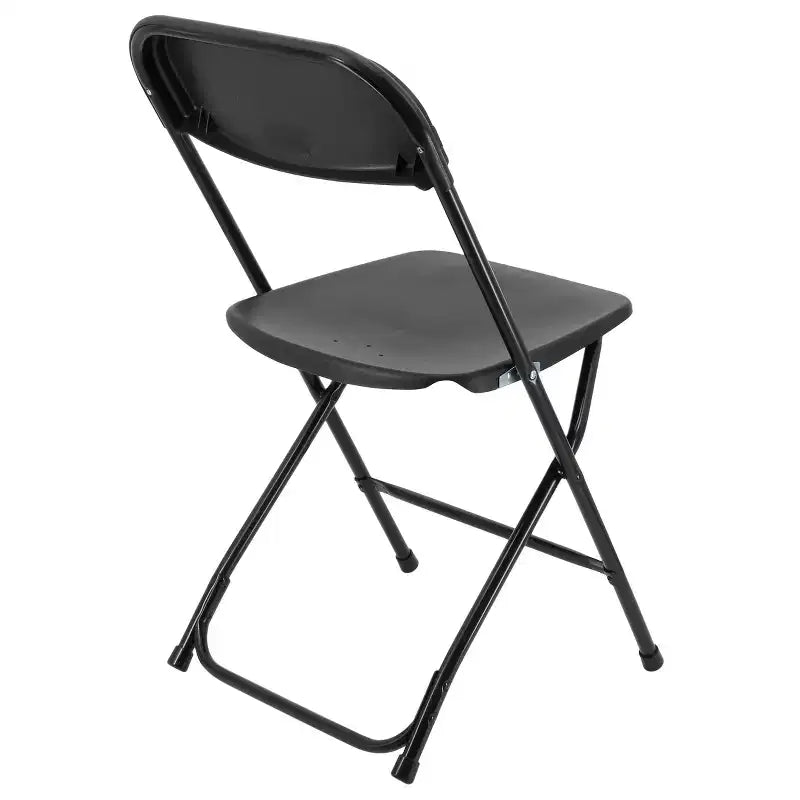 Sedia pieghevole in plastica Elama, 4 pezzi, bianca