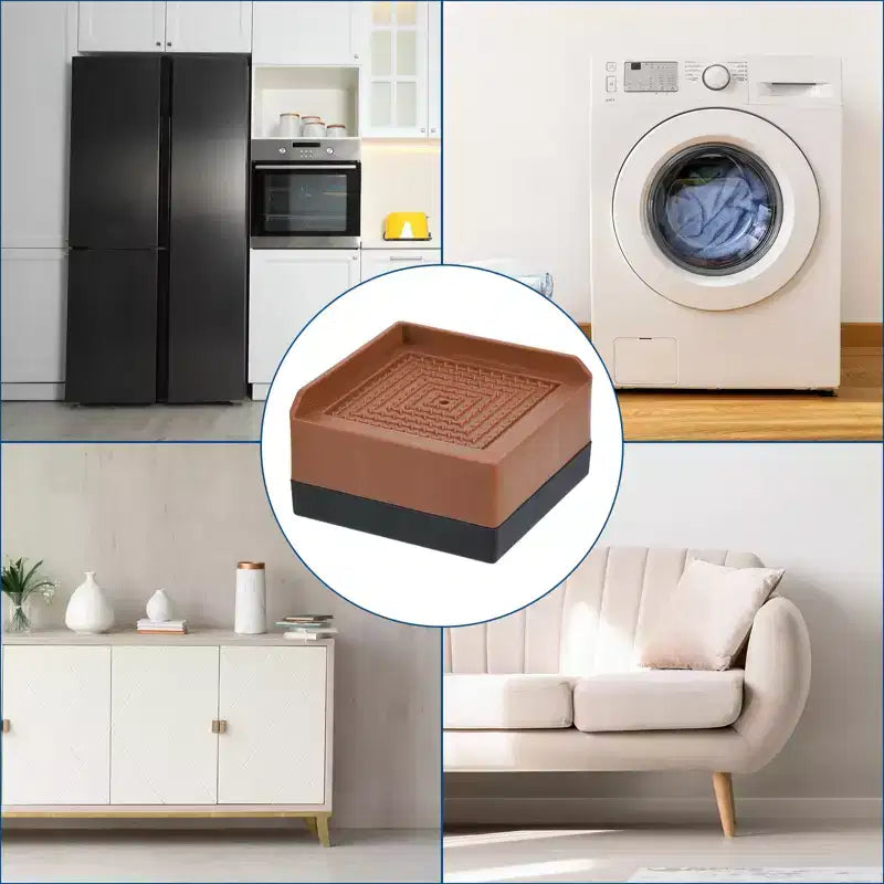 Unique Bargains Rialzi da Tavolo per Divano Letto a Blocco di Supporto Regolabile, 4 Pezzi