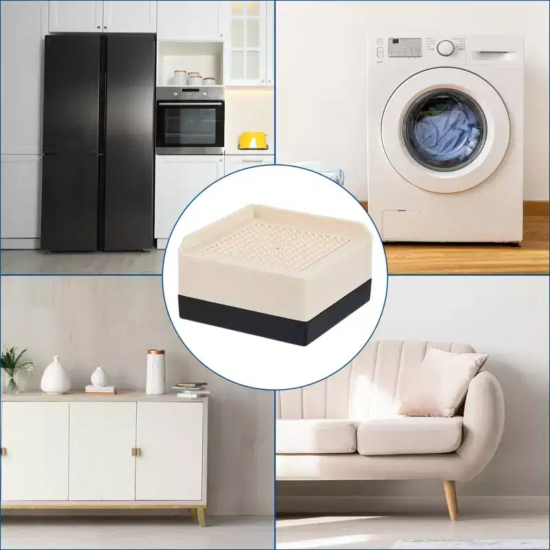 Unique Bargains Rialzi da Tavolo per Divano Letto a Blocco di Supporto Regolabile, 4 Pezzi