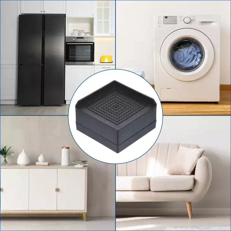 Unique Bargains Rialzi da Tavolo per Divano Letto a Blocco di Supporto Regolabile, 4 Pezzi