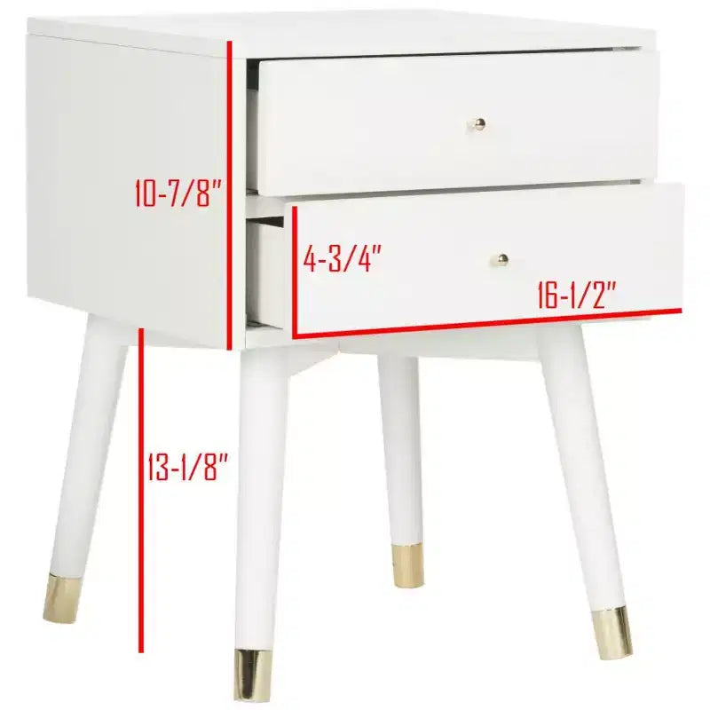 Comodino retrò Lyla - FOX6234 - Safavieh Couture