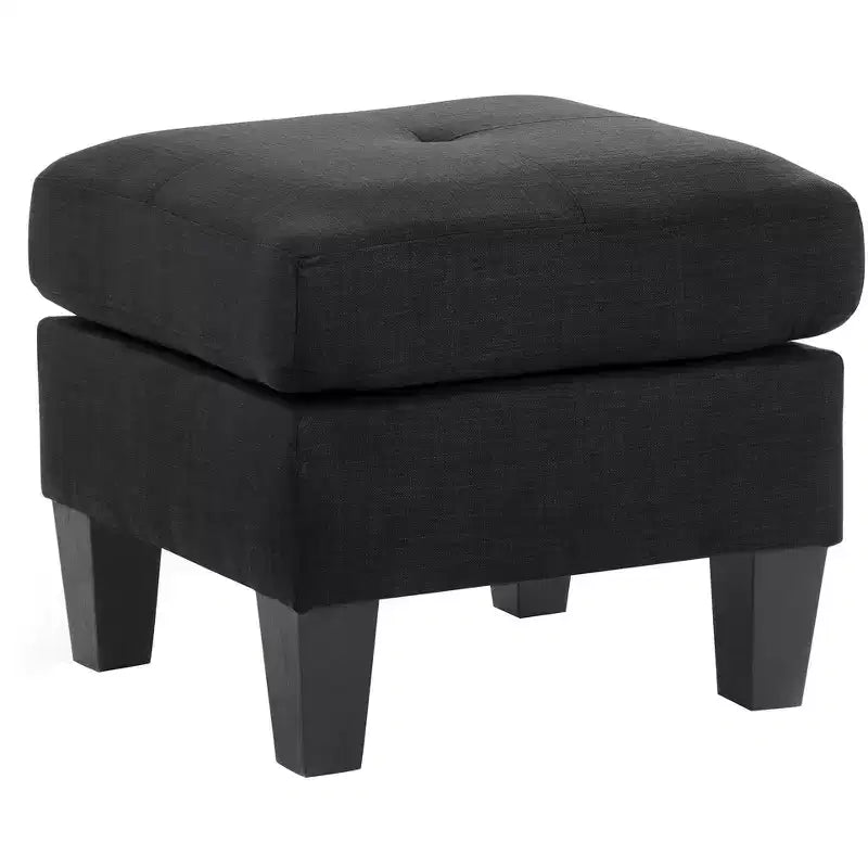 Poggiapiedi in poliestere Passion Furniture Newbury