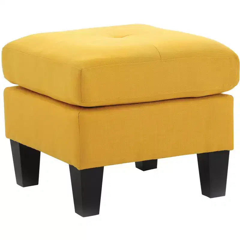 Poggiapiedi in poliestere Passion Furniture Newbury