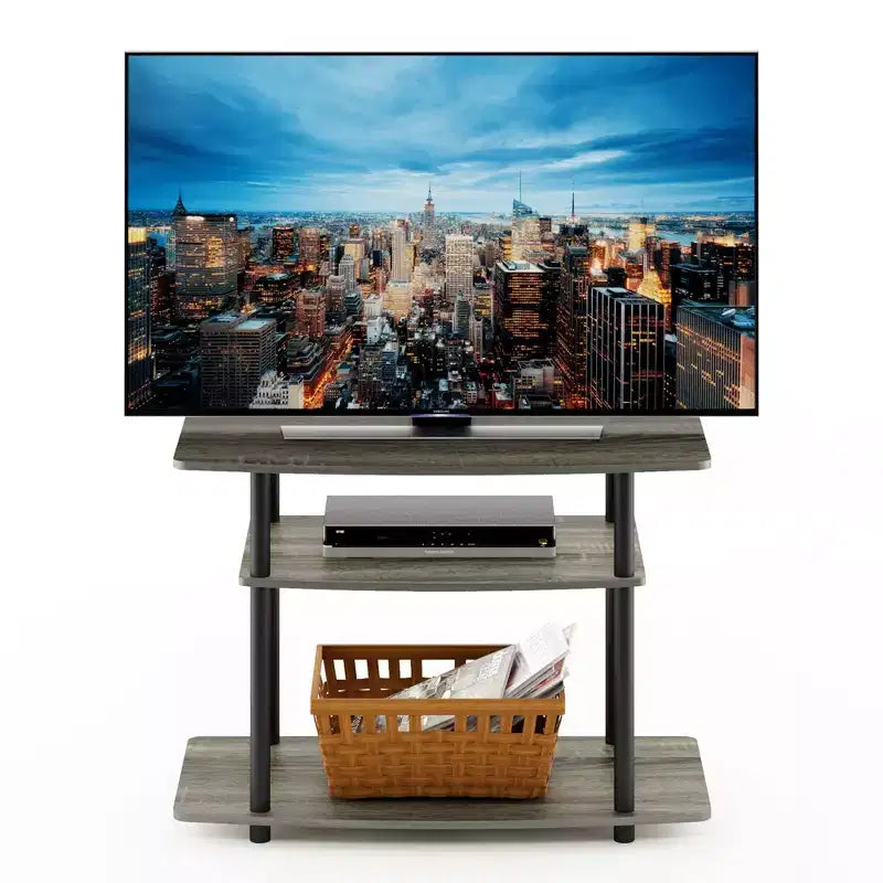 Furinno Mobile TV a 3 ripiani Console Tavolino Centro di Intrattenimento per TV fino a 32"