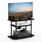 Furinno Mobile TV a 3 ripiani Console Tavolino Centro di Intrattenimento per TV fino a 32"