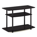 Furinno Mobile TV a 3 ripiani Console Tavolino Centro di Intrattenimento per TV fino a 32"