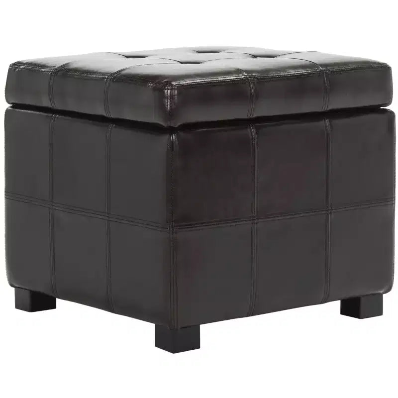 Pouf Contenitore Trapuntato Maiden Square - HUD8231 - Safavieh Couture