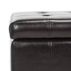 Pouf Contenitore Trapuntato Maiden Square - HUD8231 - Safavieh Couture
